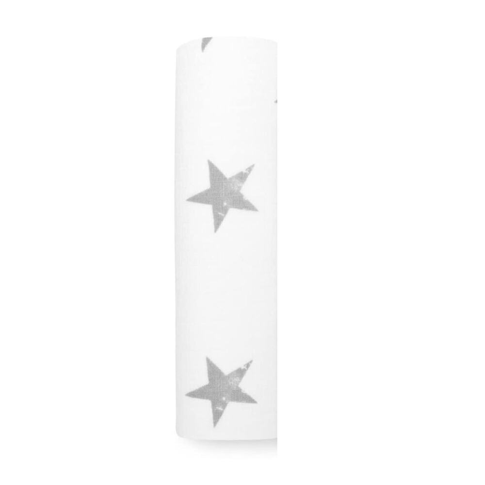Aden & Anais White Muslin Cotton Swaddle Blanket